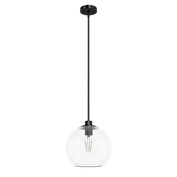 Create a stunning welcome with the Xidane medium pendant. The eye-catching design of this fixture will dazzle all who enter and leave no doubt that you have an amazing sense of style. Make an impression by adding other fixtures from the Xidane collection throughout your home to elevate the glamour in all your spaces. Mix and match with fans from our ceiling fan collections to fully finish your space. Rated for indoor use only Requires 1 E12 bulbs. Bulbs not included. MADE FOR INDOORS: For use in indoor spaces like kitchens, bedrooms, living rooms, dining rooms, and entryways. BULB RECOMMENDATION: Maximum 60 W per light bulb or equivalent LED bulb. Bulbs not included. PICTURED HERE: Match our image using G25 Globe light bulbs. CUSTOMIZABLE HANGING OPTIONS: With the minimum required downrod, the hanging length is 13.75 inches. When using all of the included downrod, the maximum hanging length is 69.75 inches. WARRANTY: One-year limited warranty backed by the trusted experts at Hunter. - alternate view