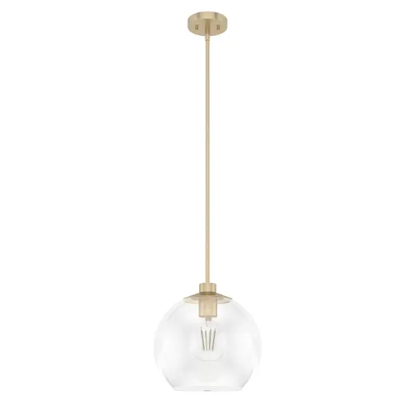 Xidane One Light Pendant in Brushed Nickel - Image 17