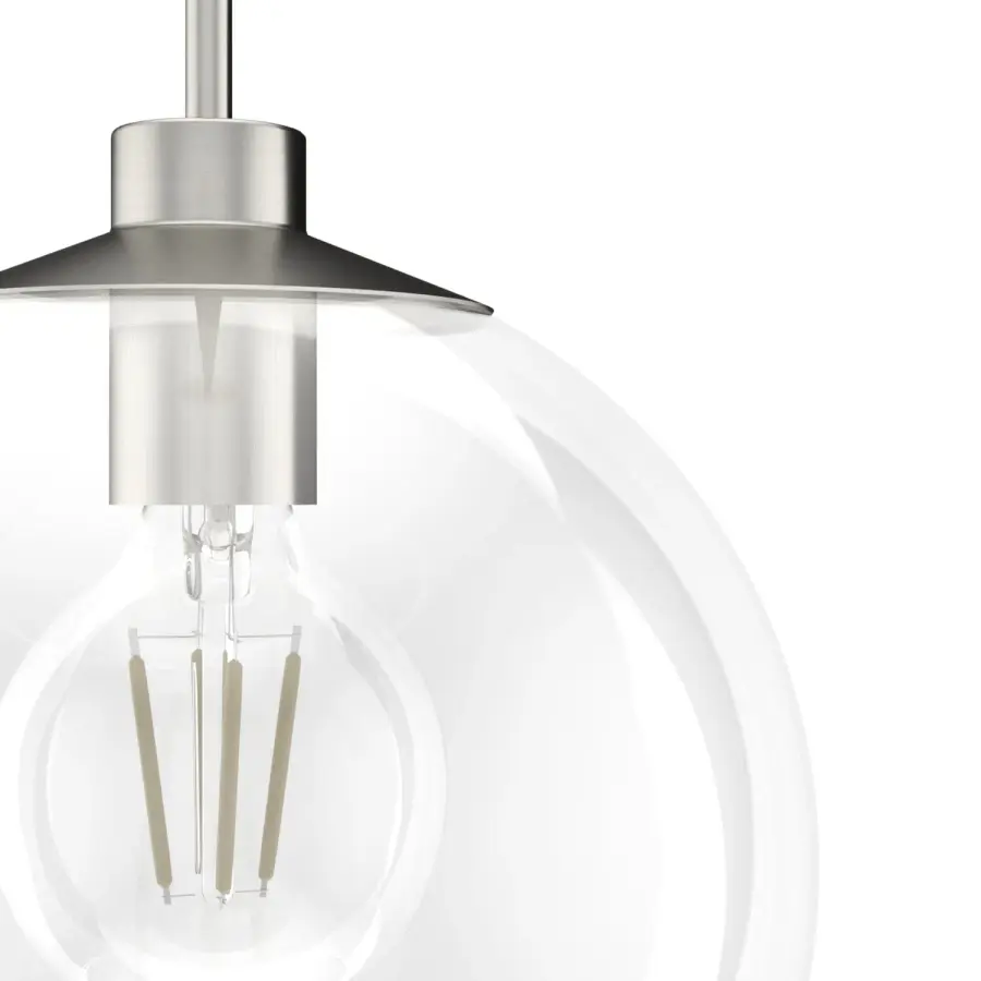 Xidane One Light Pendant in Brushed Nickel - Image 25
