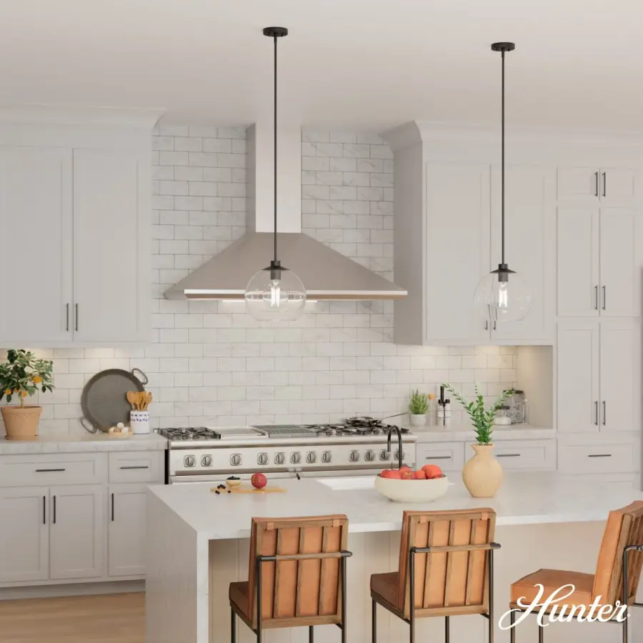 Xidane One Light Pendant in Brushed Nickel - Image 5