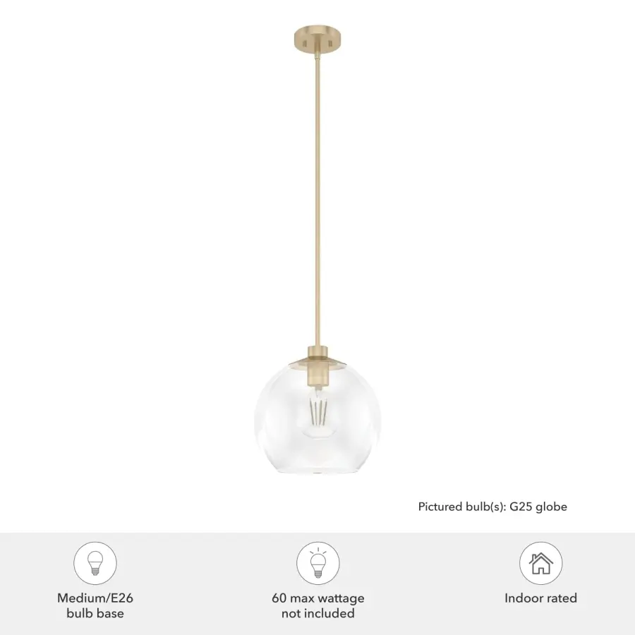 Xidane One Light Pendant in Brushed Nickel - Image 7
