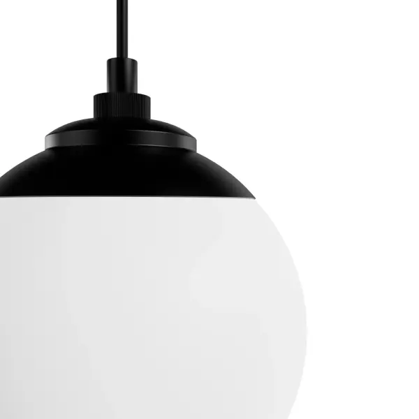 Hepburn Three Light Pendant in Matte Black - Image 8