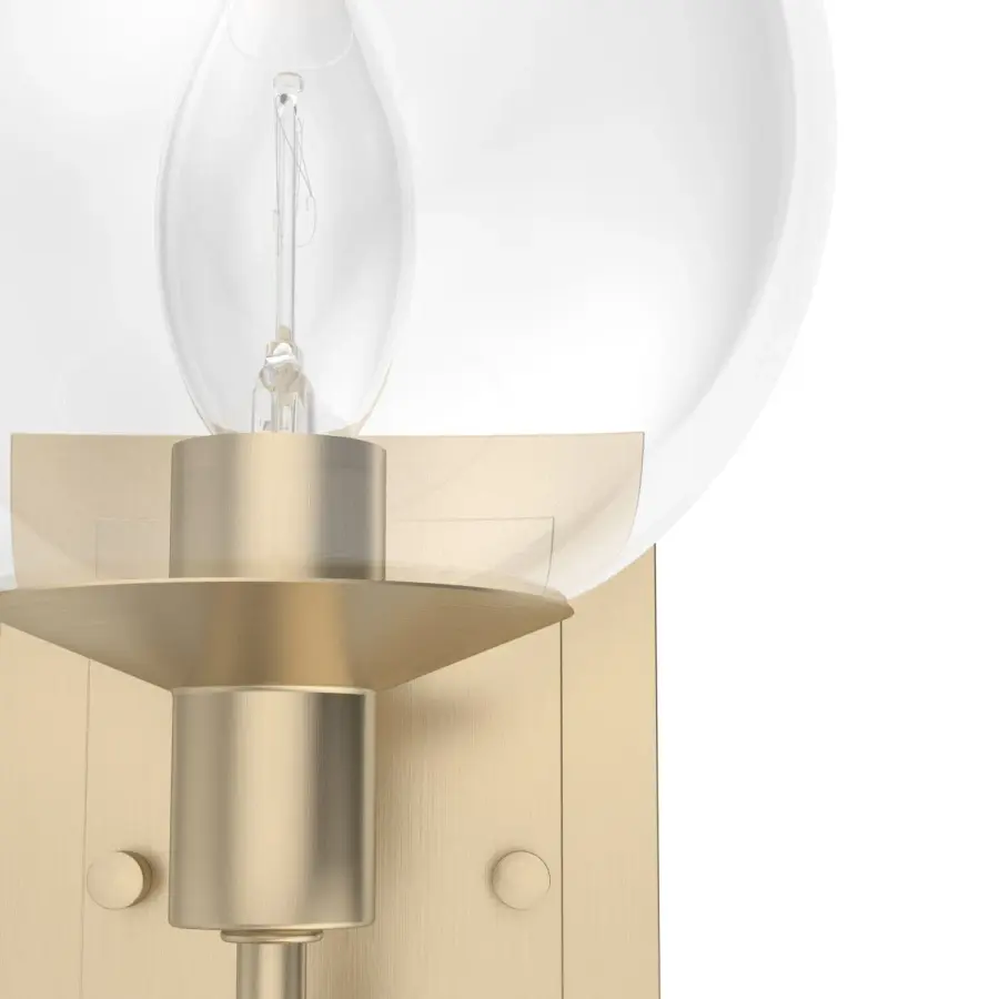 Xidane One Light Wall Sconce in Alturas Gold - Image 8