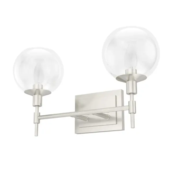 Xidane Two Light Bathroom Vanity in Brushed Nickel - Image 10