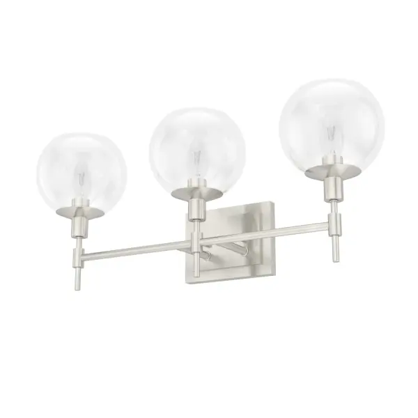Xidane 3-Light Bathroom Vanity in Brushed Nickel - Image 14