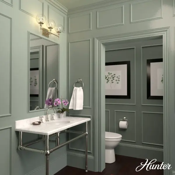 Xidane 3-Light Bathroom Vanity in Brushed Nickel - Image 5