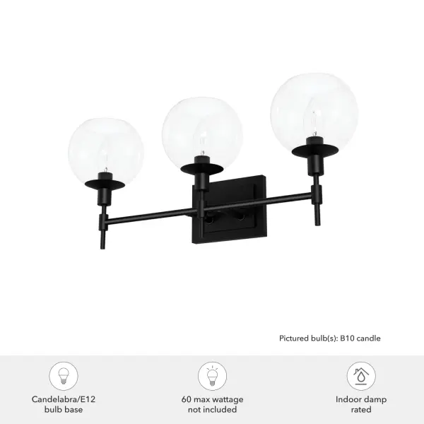 Xidane 3-Light Bathroom Vanity in Brushed Nickel - Image 6