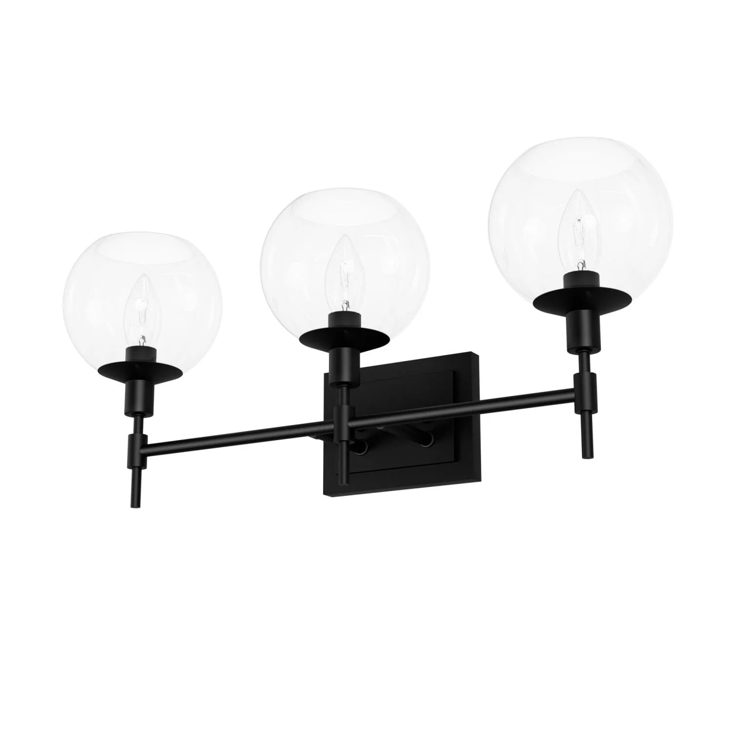 Xidane 3-Light Bathroom Vanity in Brushed Nickel