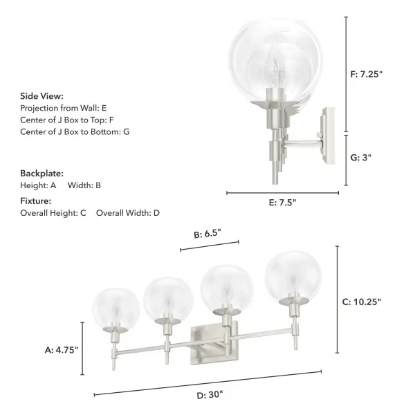 Xidane 4-Light Bathroom Vanity in Alturas Gold - Image 7