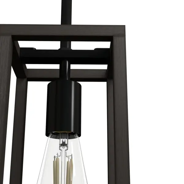 Squire Manor One Light Pendant in Matte Black - Image 8