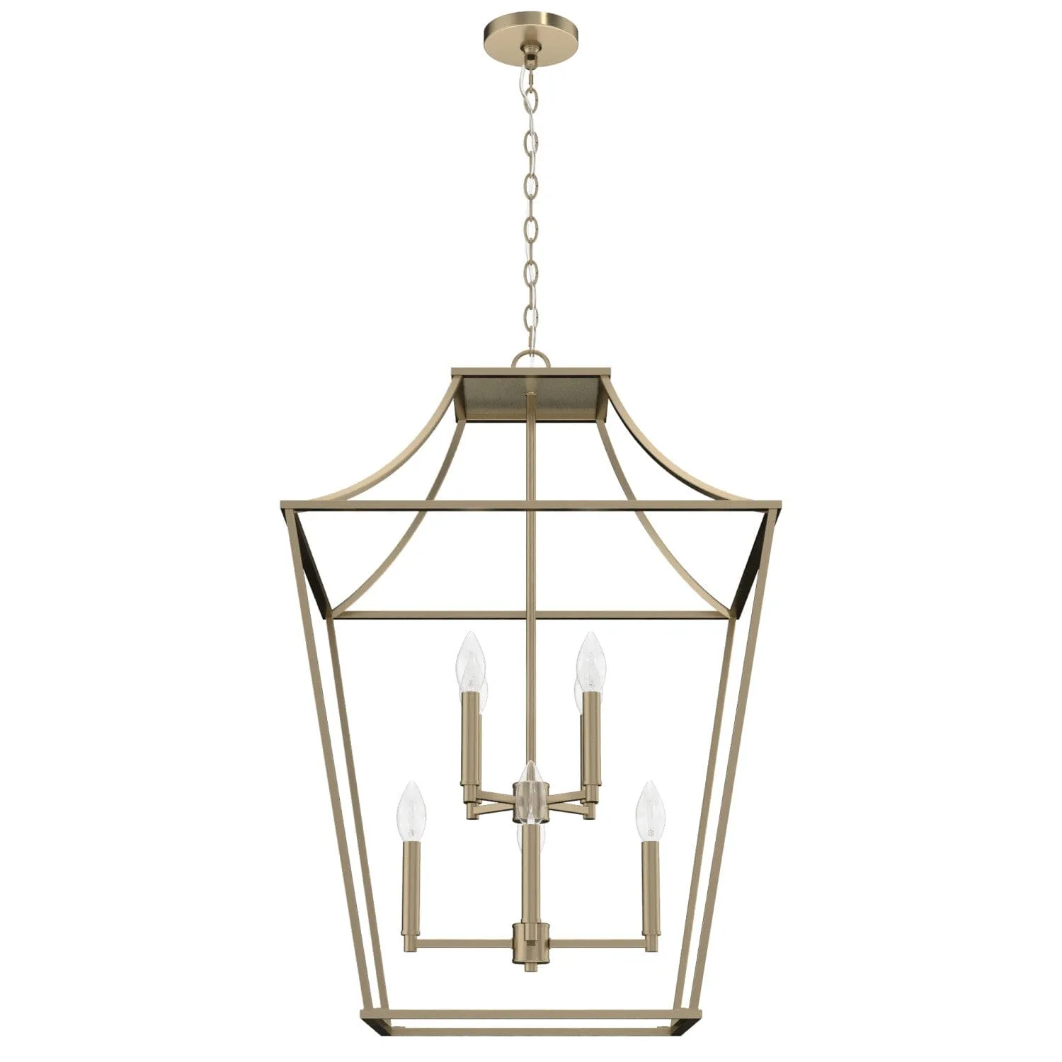 Laurel Ridge Eight Light Pendant in Natural Black Iron