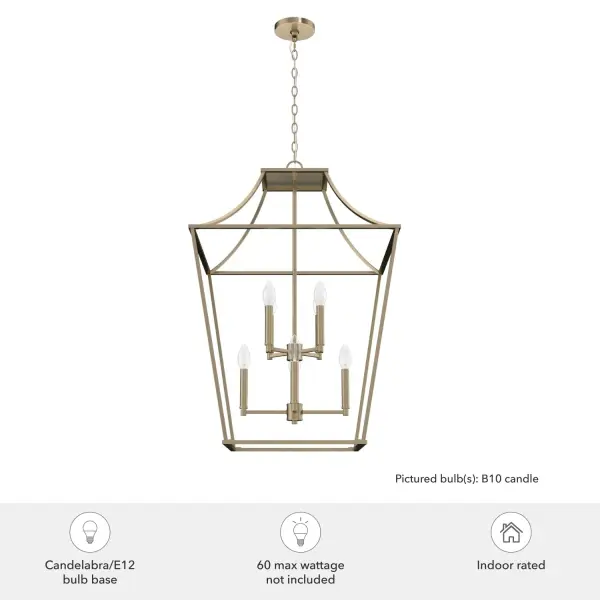 Laurel Ridge Eight Light Pendant in Alturas Gold - Image 5