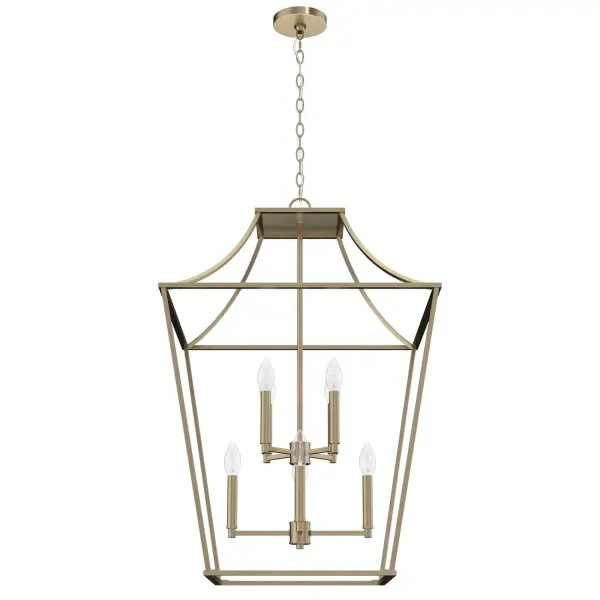 Laurel Ridge Eight Light Pendant in Alturas Gold - Image 10