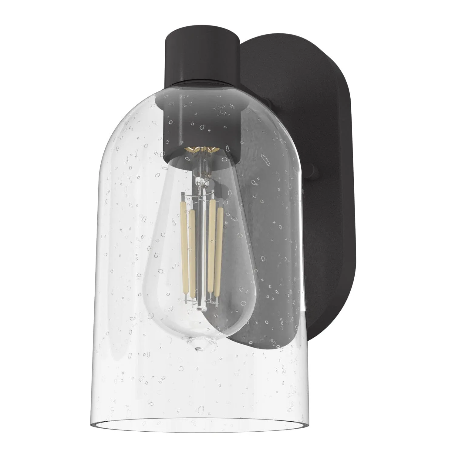 Lochemeade One Light Wall Sconce in Brushed Nickel