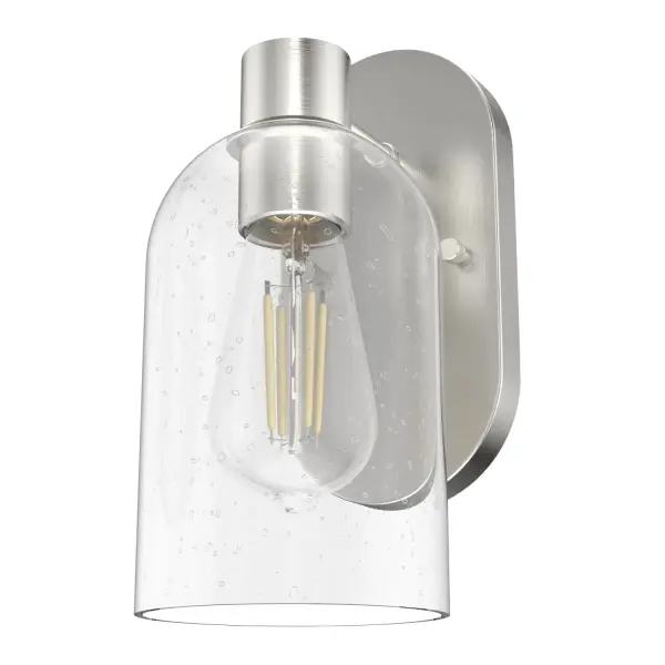 Lochemeade One Light Wall Sconce in Brushed Nickel - Image 11