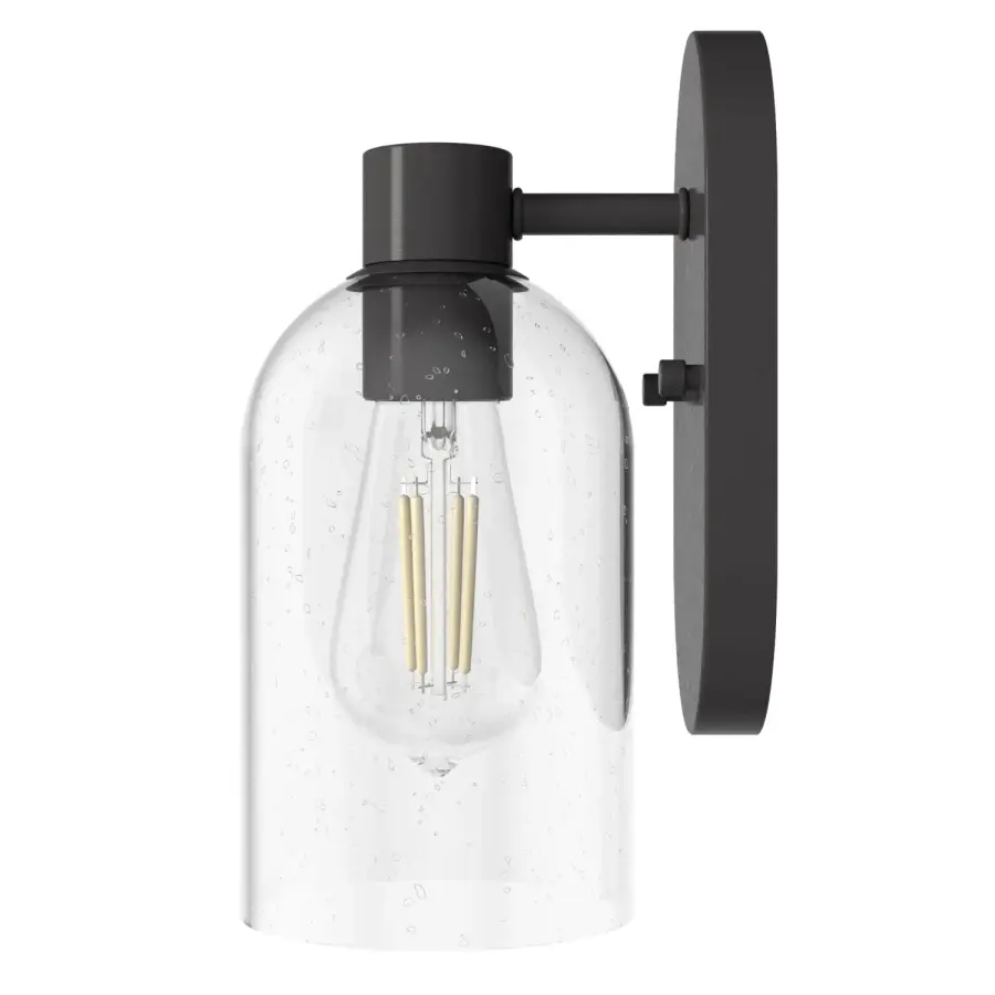 Lochemeade One Light Wall Sconce in Brushed Nickel - Image 12