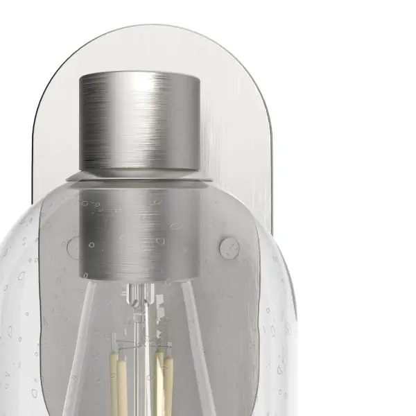 Lochemeade One Light Wall Sconce in Brushed Nickel - Image 15