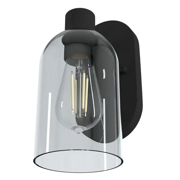 Lochemeade One Light Wall Sconce in Natural Black Iron - Image 7