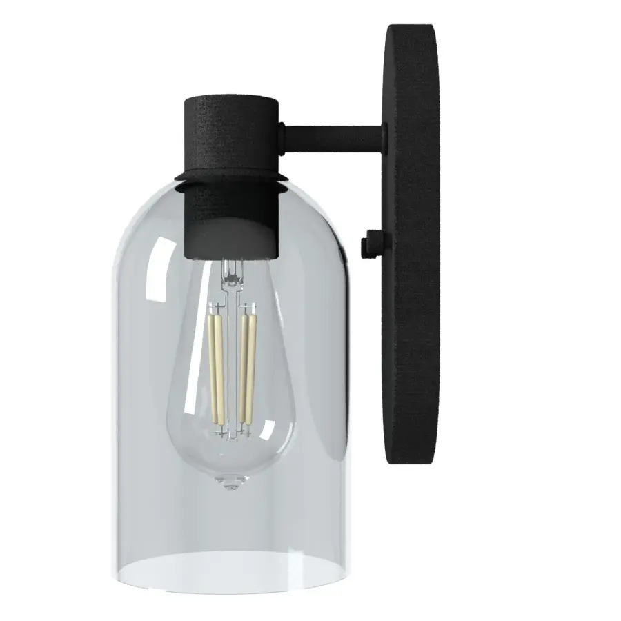 Lochemeade One Light Wall Sconce in Natural Black Iron - Image 8