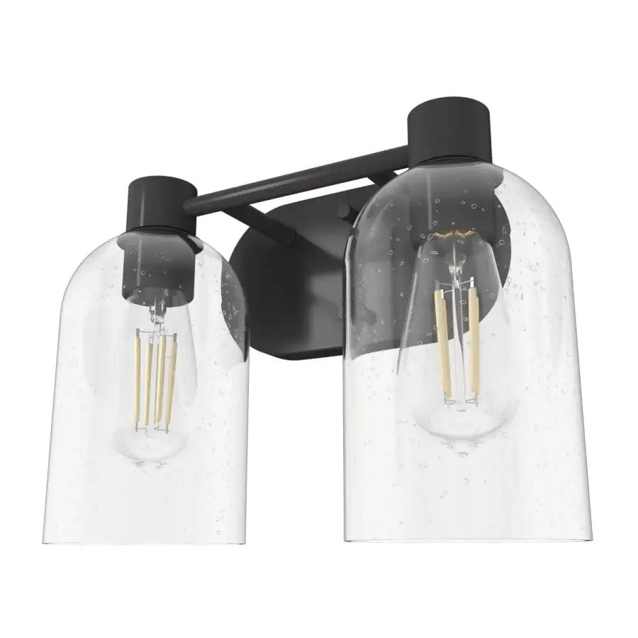 Lochemeade Two Light Bathroom Vanity in Brushed Nickel - Image 11