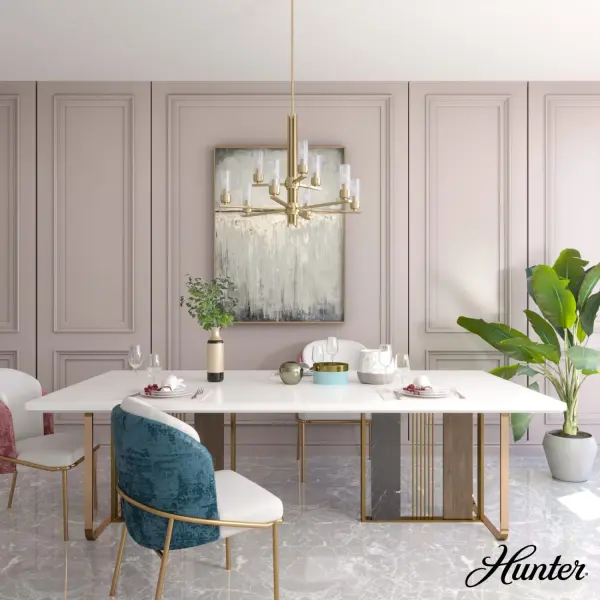 Gatz Nine Light Chandelier in Alturas Gold - Image 2