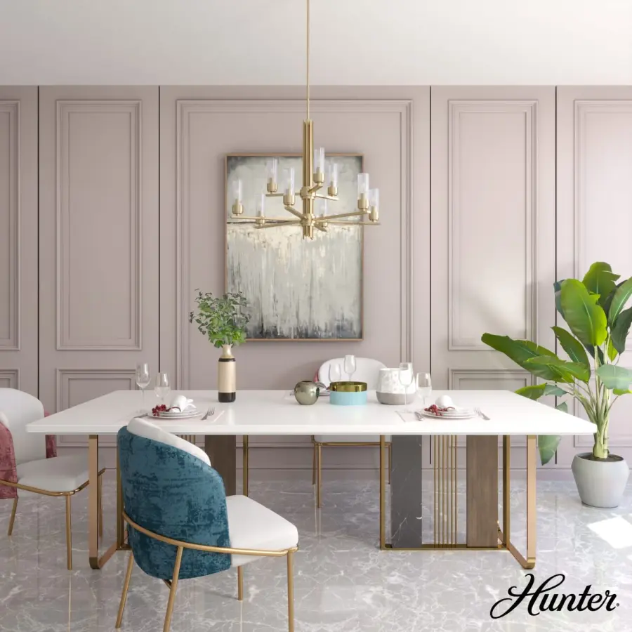 Gatz Nine Light Chandelier in Alturas Gold - Image 2