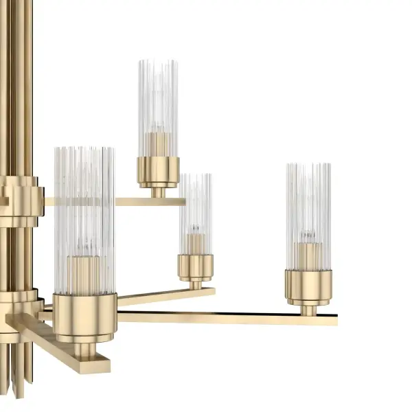 Gatz Nine Light Chandelier in Alturas Gold - Image 8