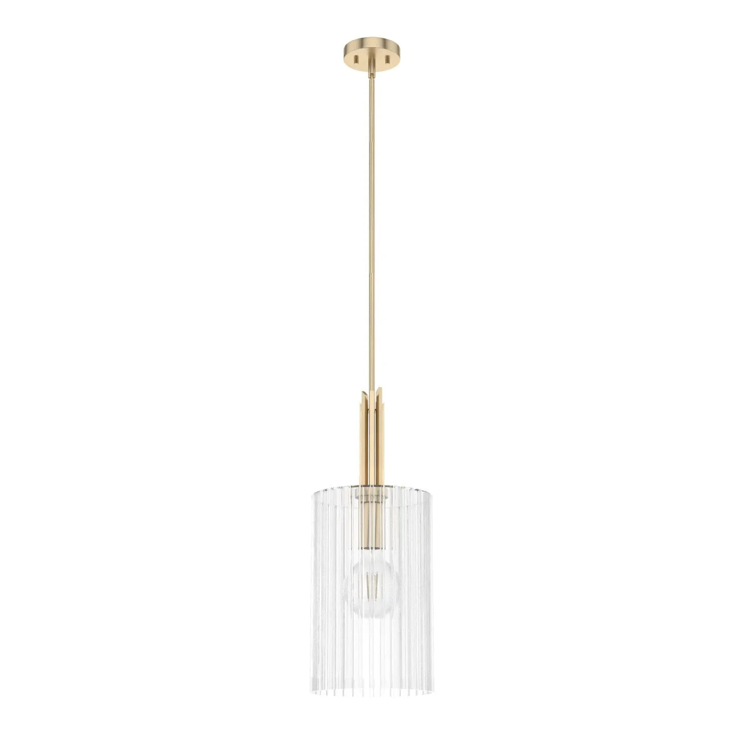 Gatz One Light Pendant in Brushed Nickel