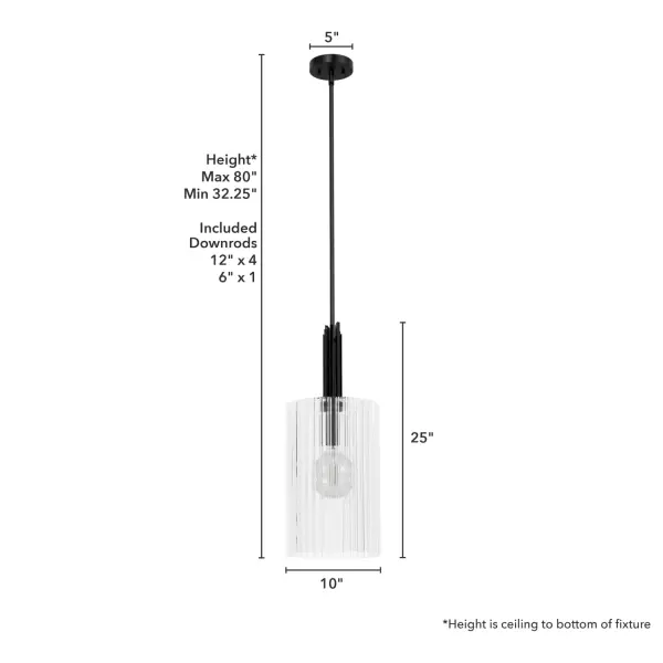 Gatz One Light Pendant in Brushed Nickel - Image 11