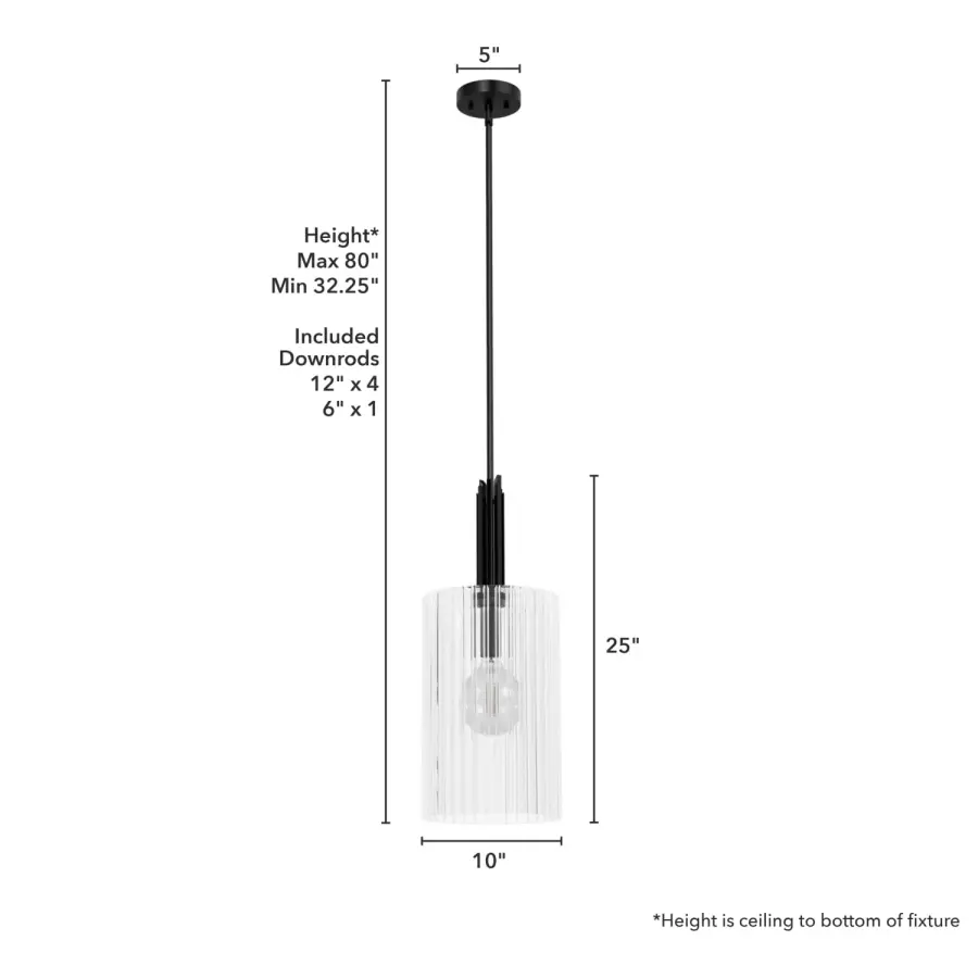 Gatz One Light Pendant in Brushed Nickel - Image 11