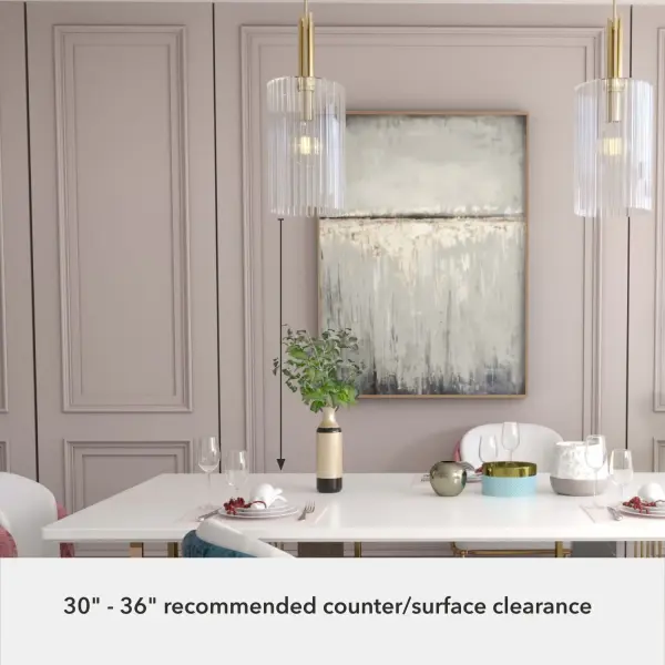Gatz One Light Pendant in Brushed Nickel - Image 13