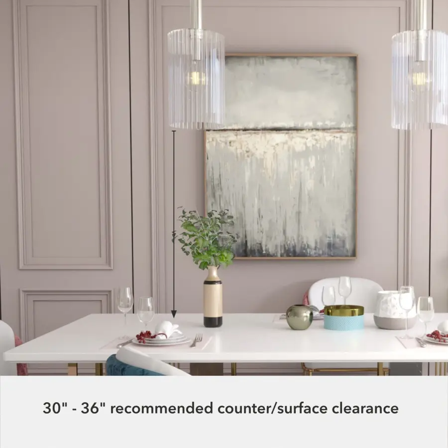 Gatz One Light Pendant in Brushed Nickel - Image 15