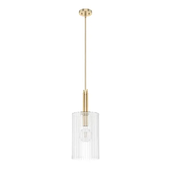Gatz One Light Pendant in Brushed Nickel - Image 17