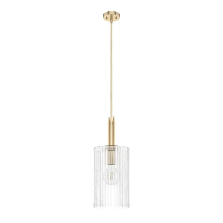 Gatz One Light Pendant in Brushed Nickel - Image 17