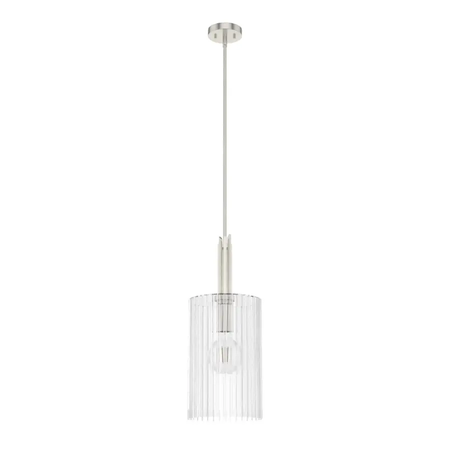 Gatz One Light Pendant in Brushed Nickel - Image 19