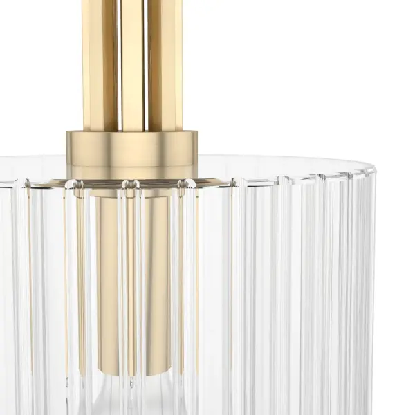 Gatz One Light Pendant in Brushed Nickel - Image 20