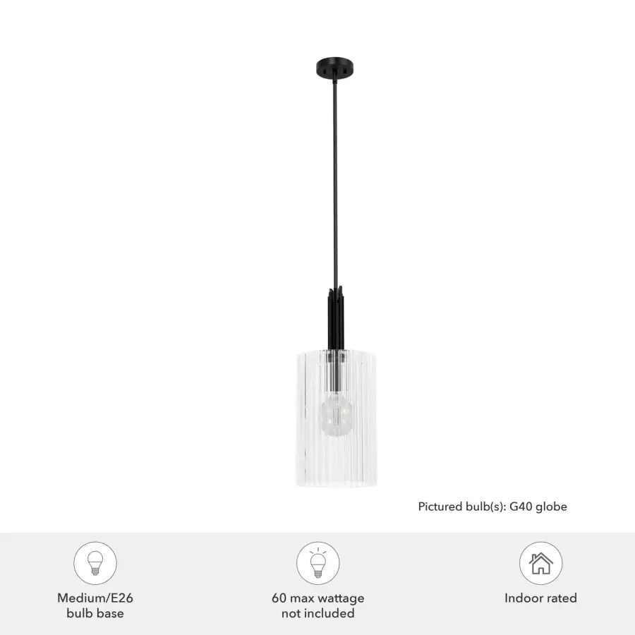 Gatz One Light Pendant in Brushed Nickel - Image 8