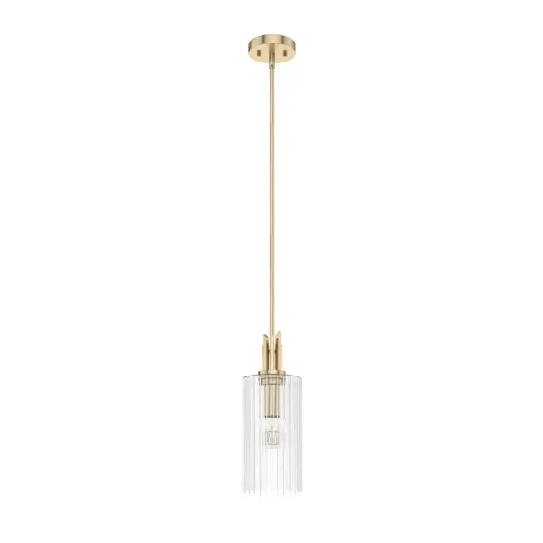 Gatz One Light Mini Pendant in Brushed Nickel - Image 18