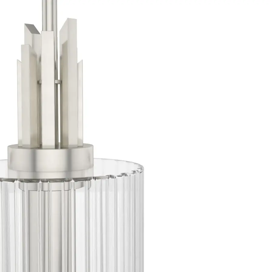 Gatz One Light Mini Pendant in Brushed Nickel - Image 22