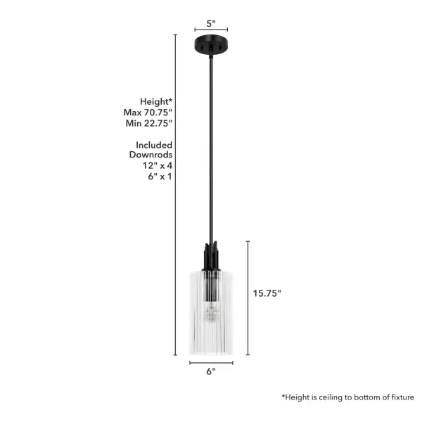 Gatz One Light Mini Pendant in Brushed Nickel - Image 10