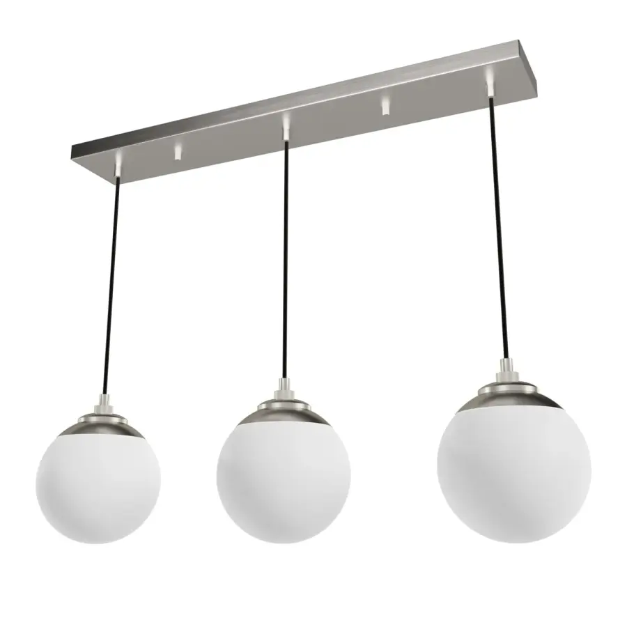 Hepburn Three Light Linear Pendant in Brushed Nickel - Image 8
