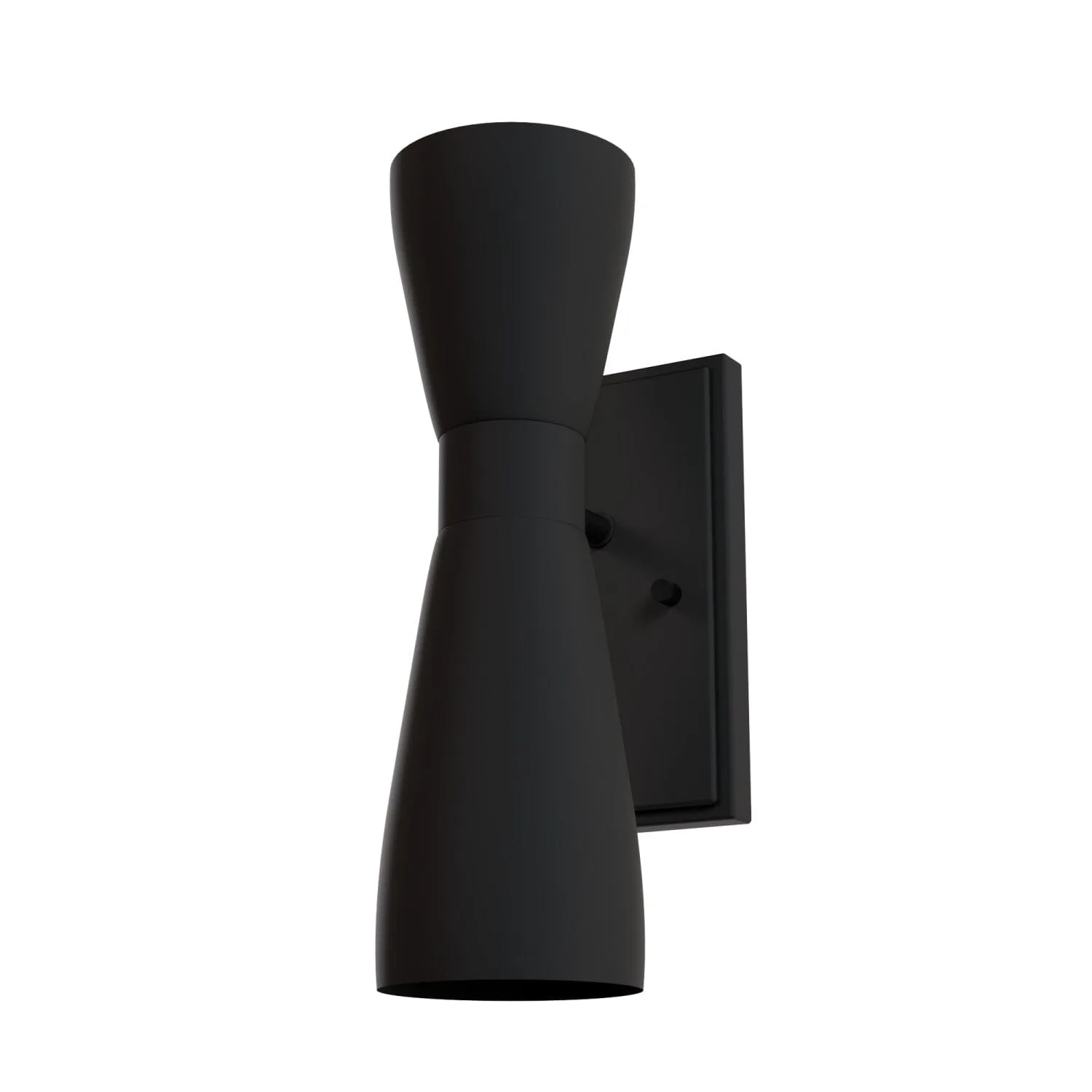 Zola Two Light Wall Sconce in Matte Black