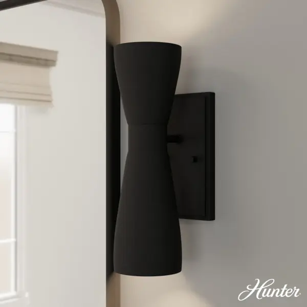 Zola Two Light Wall Sconce in Matte Black - Image 3