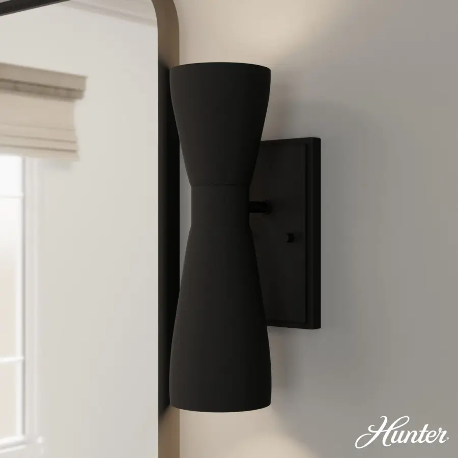 Zola Two Light Wall Sconce in Matte Black - Image 3