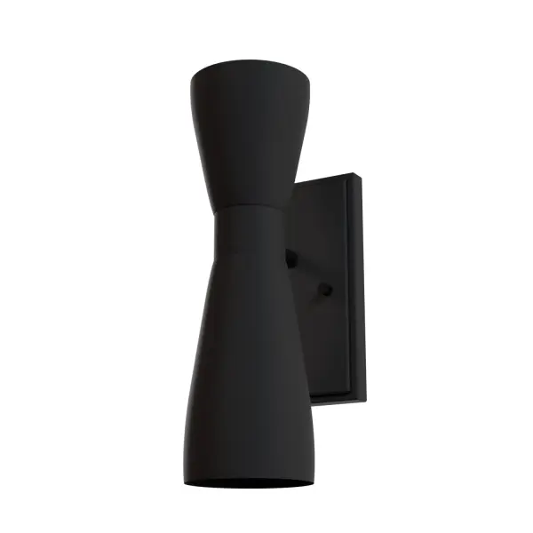 Zola Two Light Wall Sconce in Matte Black - Image 8