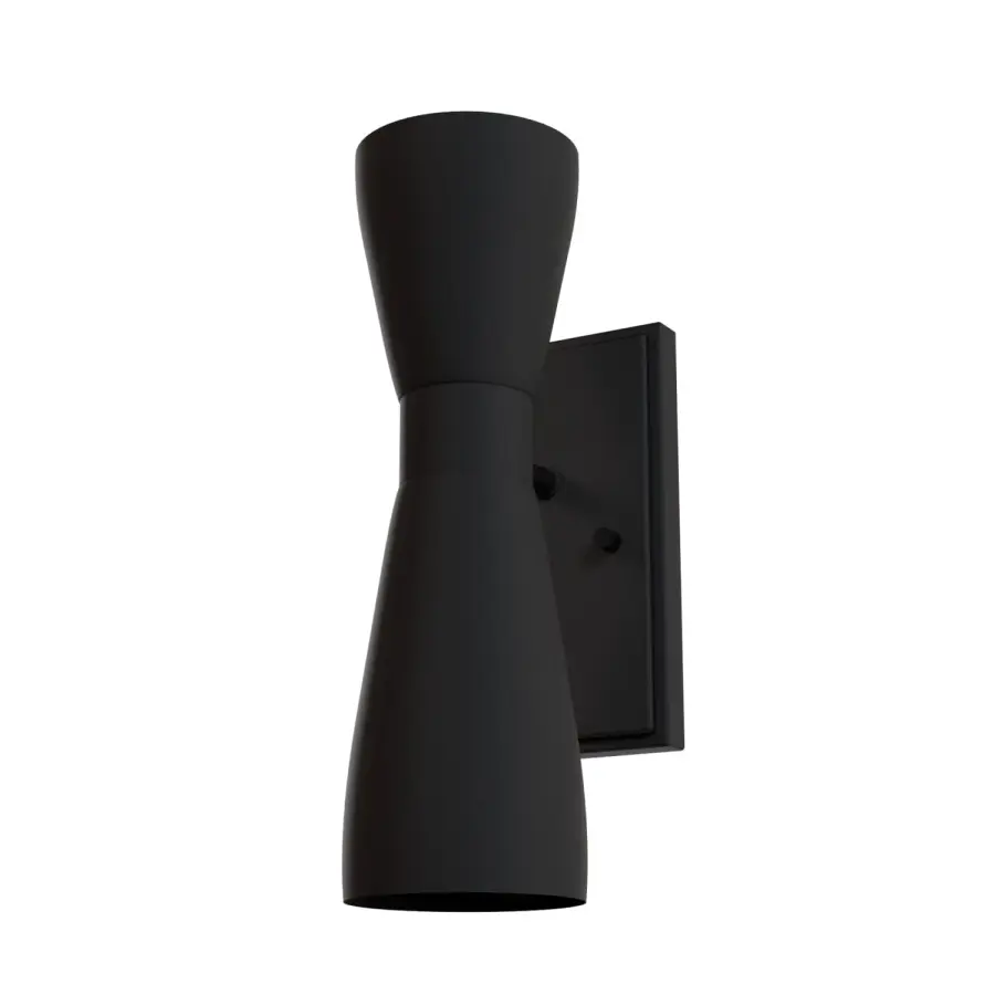 Zola Two Light Wall Sconce in Matte Black - Image 8