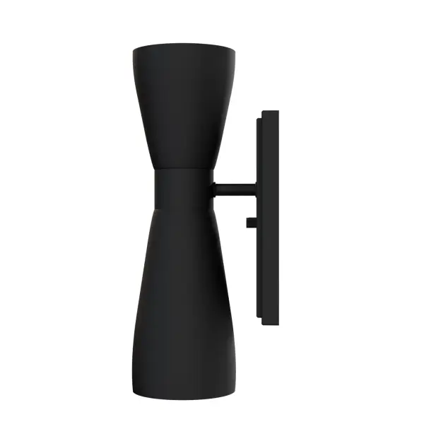 Zola Two Light Wall Sconce in Matte Black - Image 9