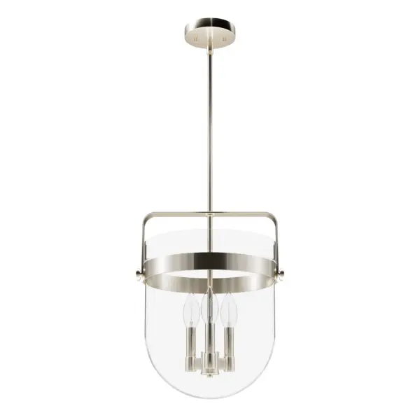 Karloff Three Light Pendant in Textured Rust - Image 17