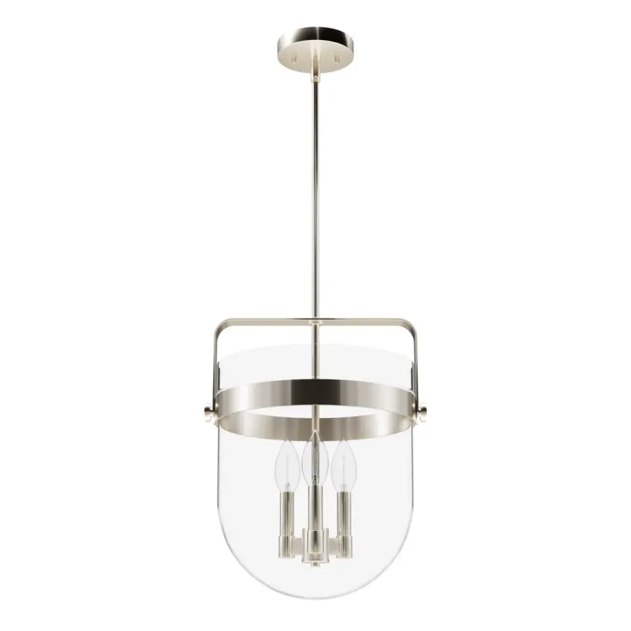 Karloff Three Light Pendant in Textured Rust - Image 17