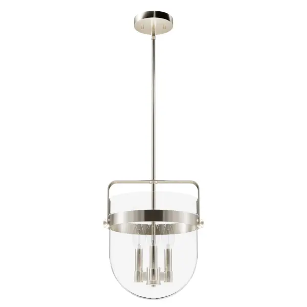 Karloff Three Light Pendant in Textured Rust - Image 19